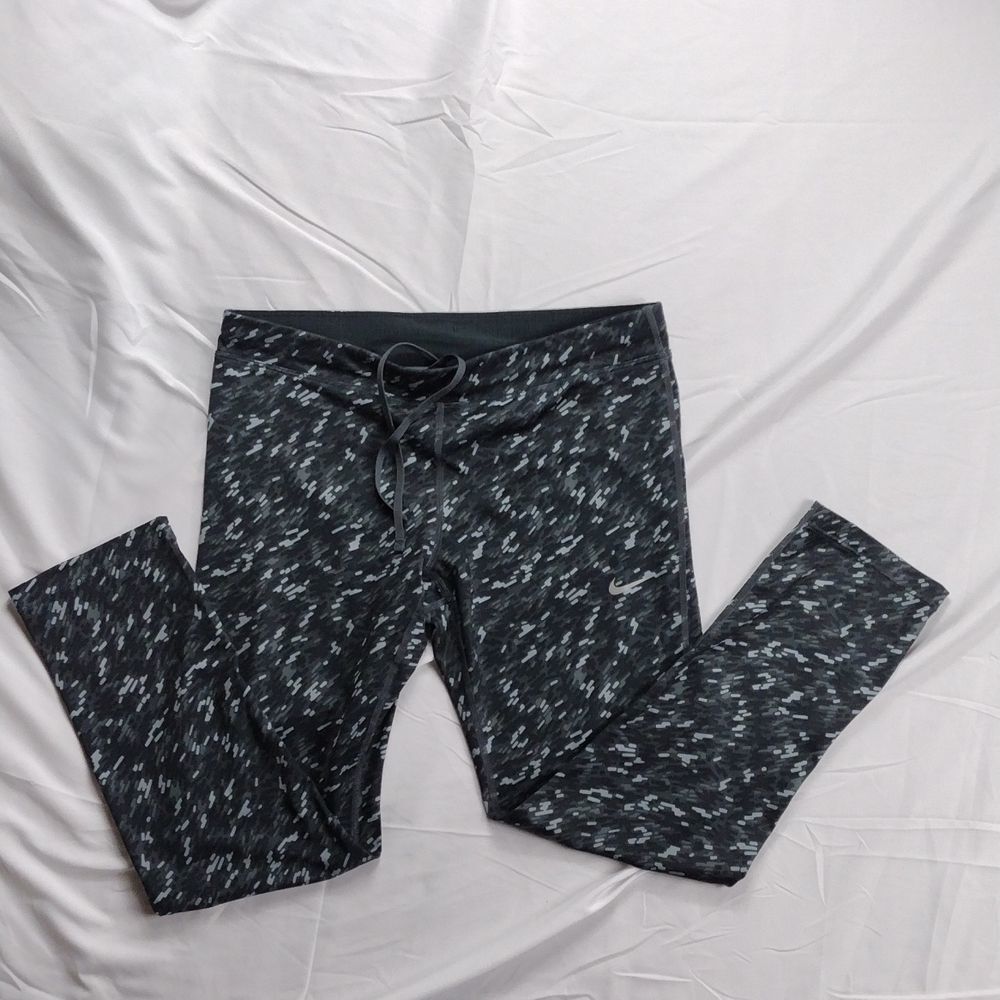Nike Camo Print Dri Fit Drawstring Leggings